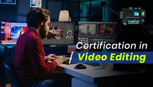 Certification in Video Editing Student